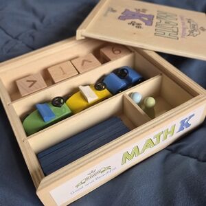 The Good and The Beautiful Math Box - Kindergarten (Wooden Box)
